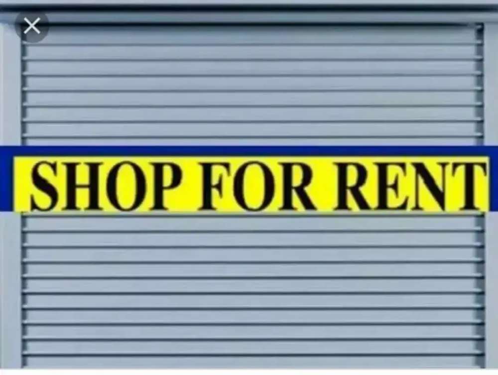 A shop for rent at main road